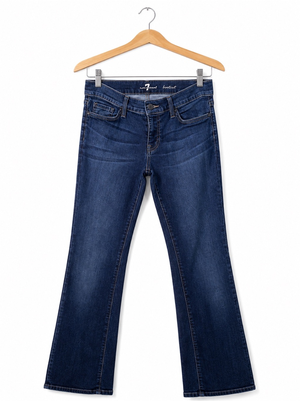 Seven7 Classic Blue Women's Jeans. Y2K. Low-Rise. Size 30. Great Condition Boot